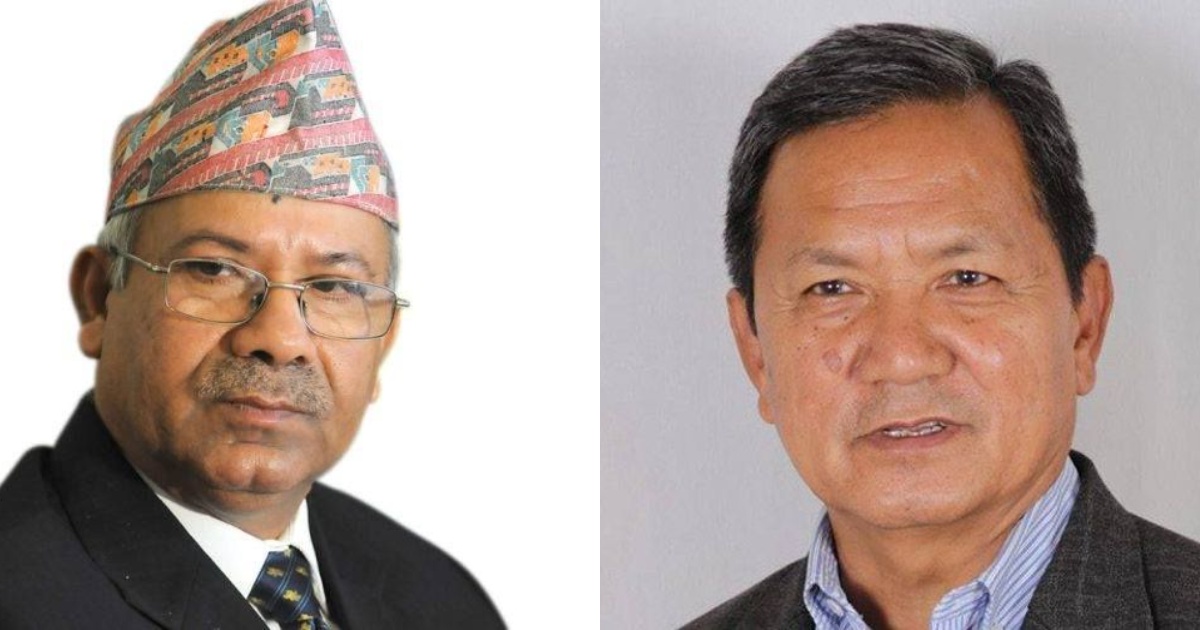 माधव नेपाल र पृथ्विसुब्बा गुरुङबीच भेटवार्ता
